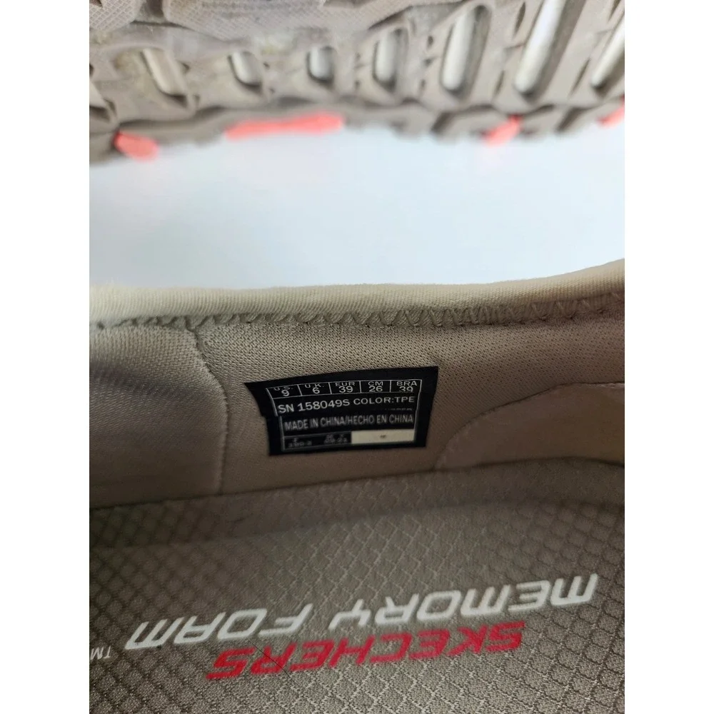 Skechers Seager Hiker Slip On Trail Shoes Womens 9 Taupe Pink 158049S Sneaker